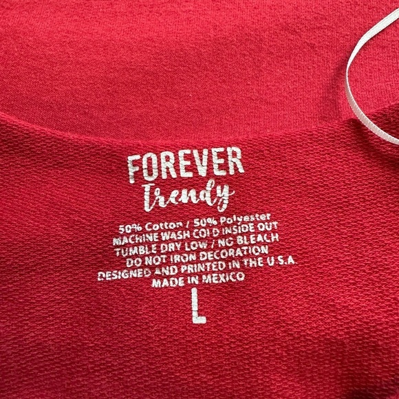 Off the Shoulder “Thankful” Sweatshirt - Picture 7 of 7